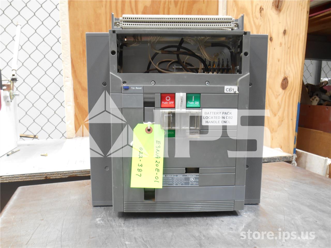 2000A ABB SACE EMAX E3N EO/BI  PARTS UNIT